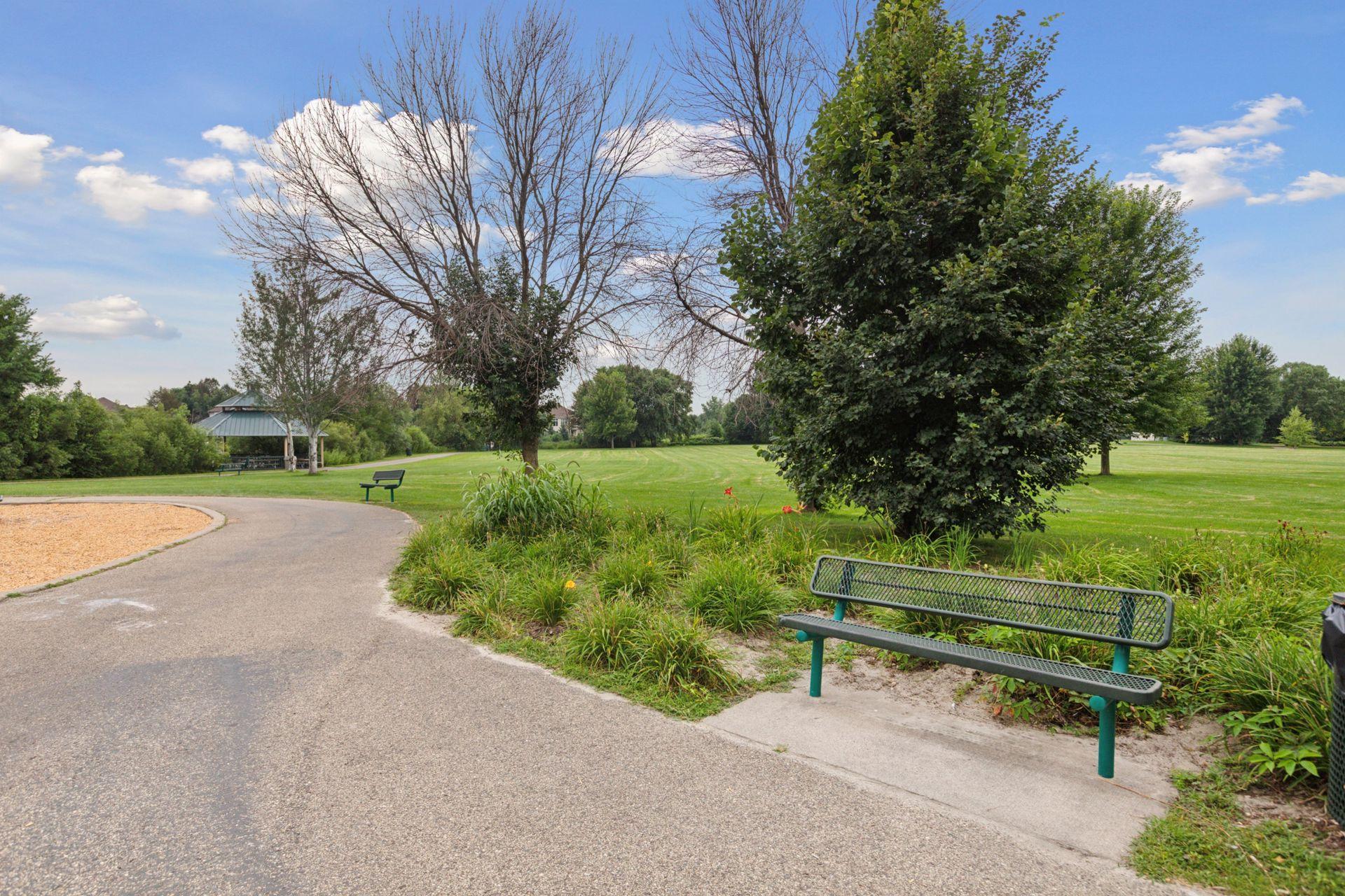 Miles of walking and biking trails throughout the community