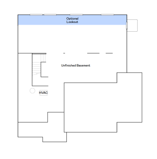 Washburn lower level floorplan