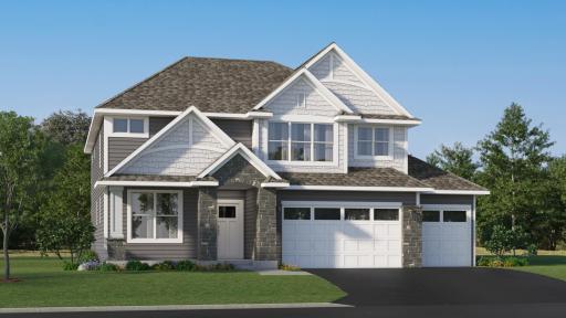 Photo for 9807 49th Place NE, Saint Michael, MN 55376 - listing #7113898 (Exterior rendering, actual home's finishes will vary.)