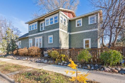 This home sits on a corner lot and gets fabulous afternoon light.