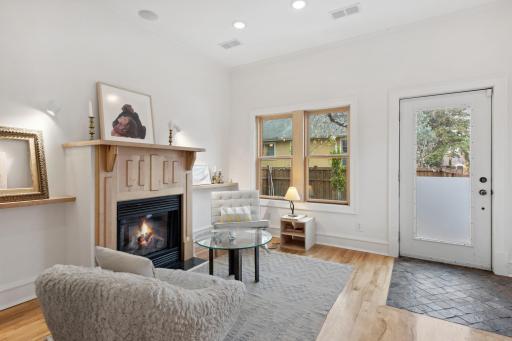 Family room walks out to fabulous outdoor space