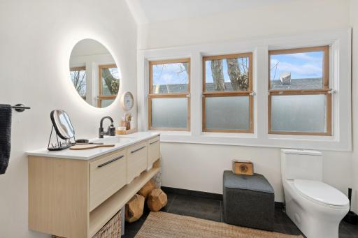 Renovated bath on 2nd floor