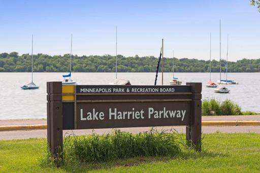 Blocks to Lake Harriet
