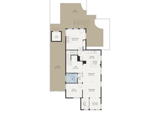 Main Level - 1,072 finished sq ft