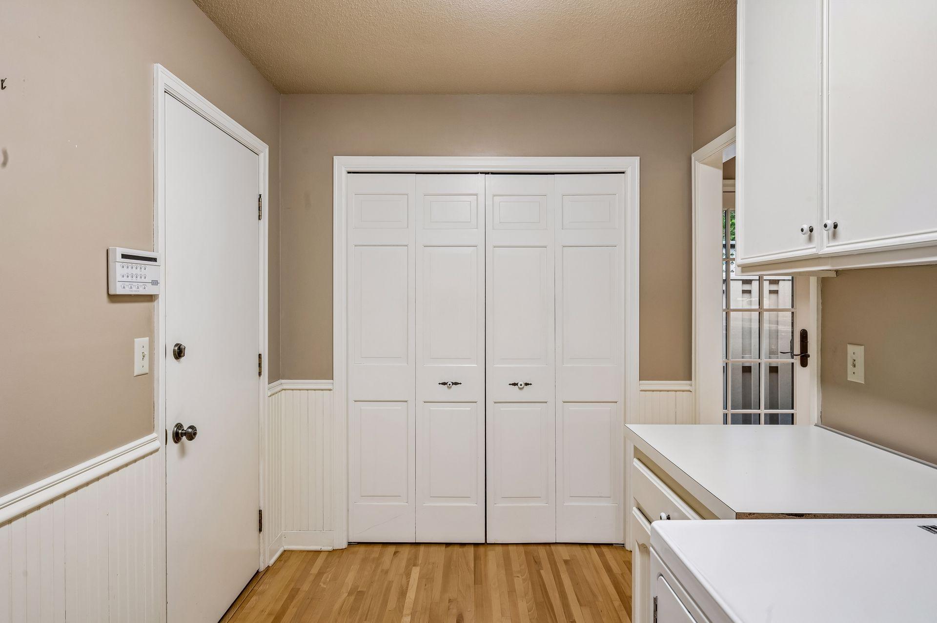 Garage entrance into house