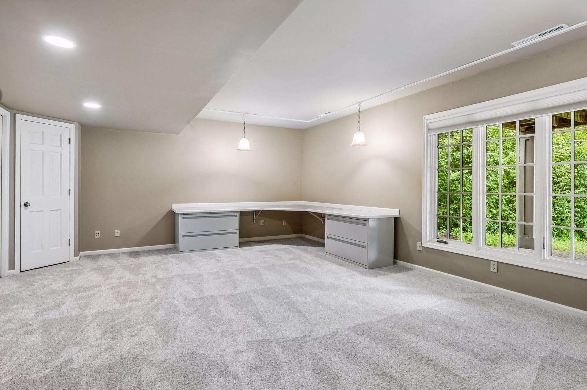 Bedroom 6 - Huge room with big windows to patio and 2 large closets. Was used as second home office