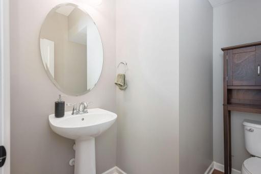 Main level Powder room