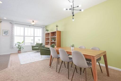 Dining room into Living room