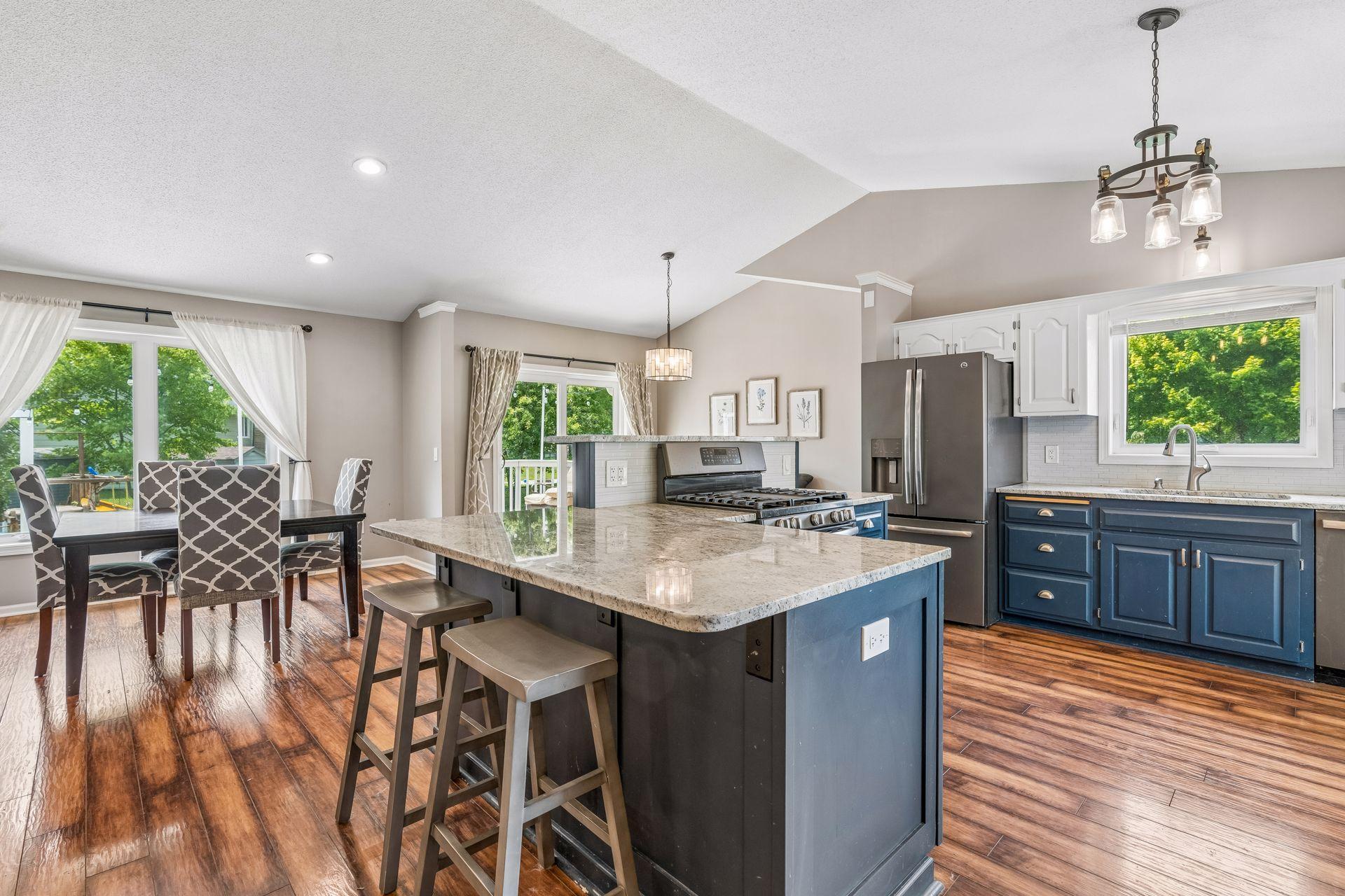 Open concept main level