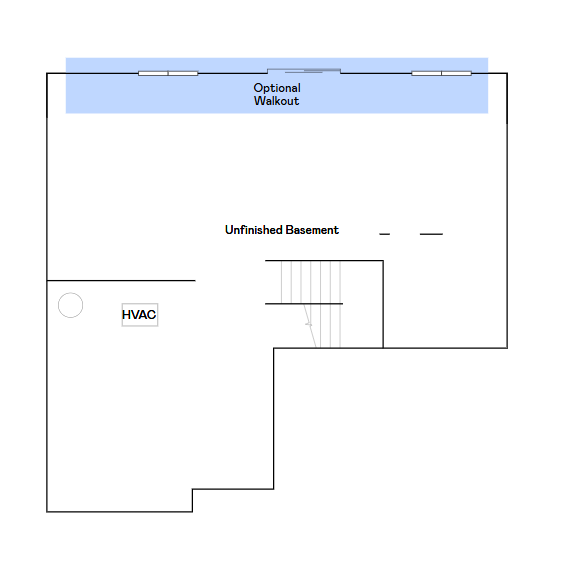 Lewis lower level floorplan