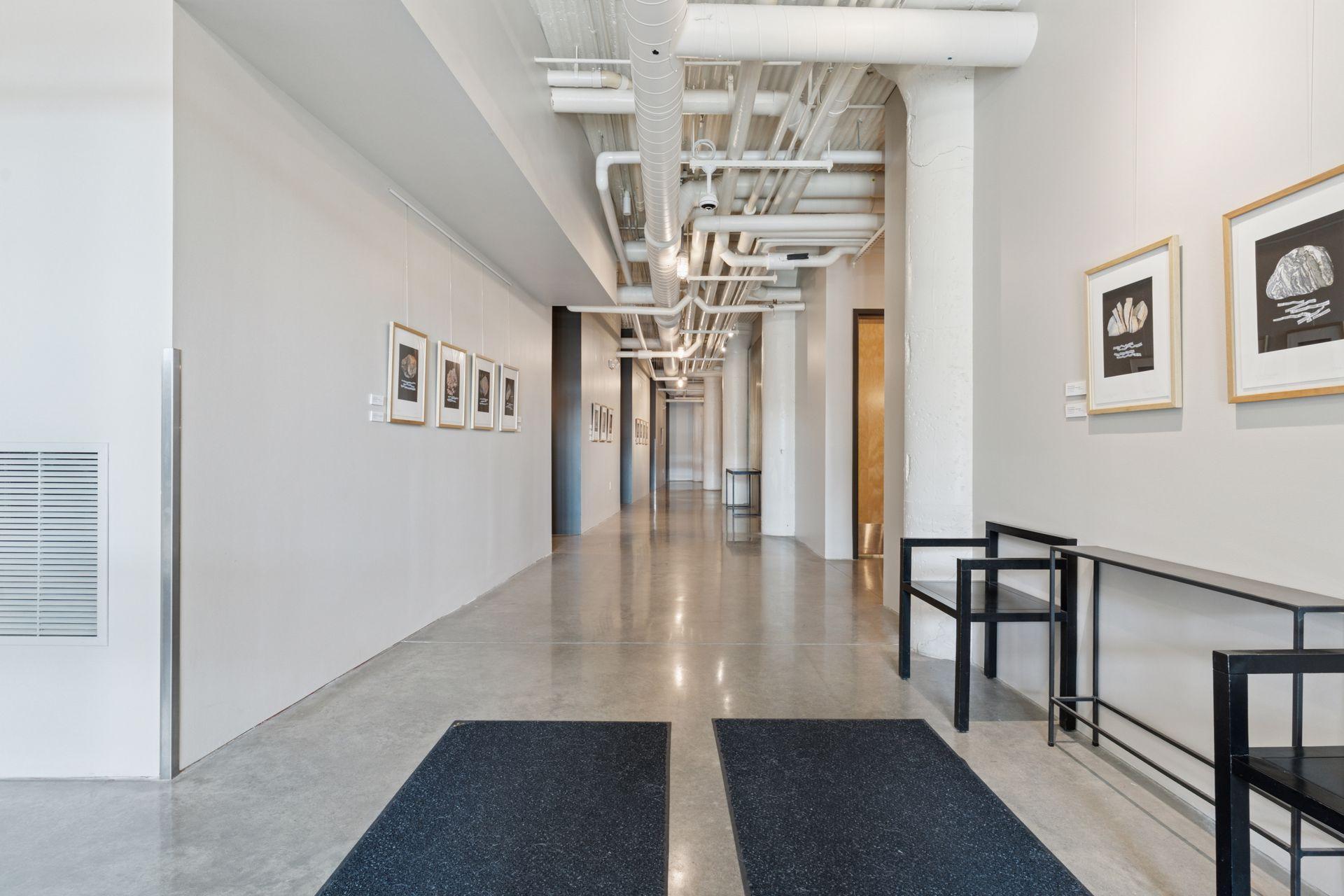 Bright and clean hall ways