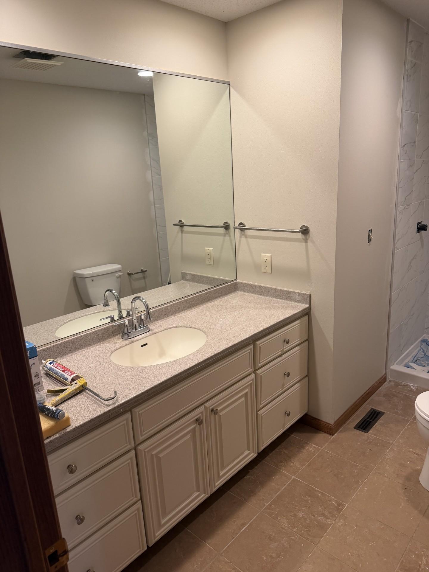 Bathroom #2 - tiled shower