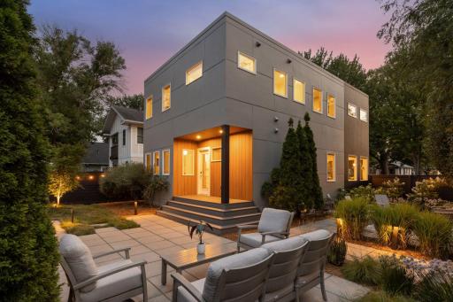 Complete rebuild of front and back porches with low-maintenance Timber Tech composite decking, and durable Trespa panels on surrounding siding. Designed by Unfold Architecture, completed by Allied Construction. Built to last with quality materials.