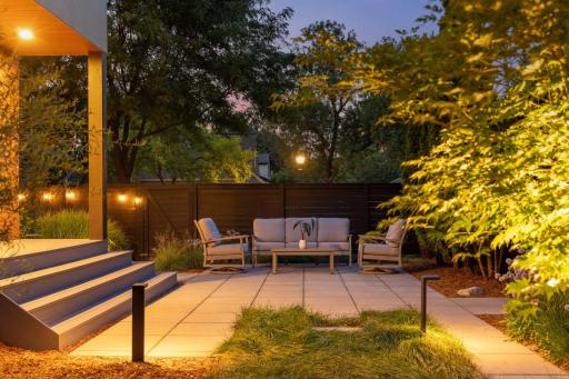 Gorgeous backyard oasis, designed and installed by sought-after local company Landscape Love.
