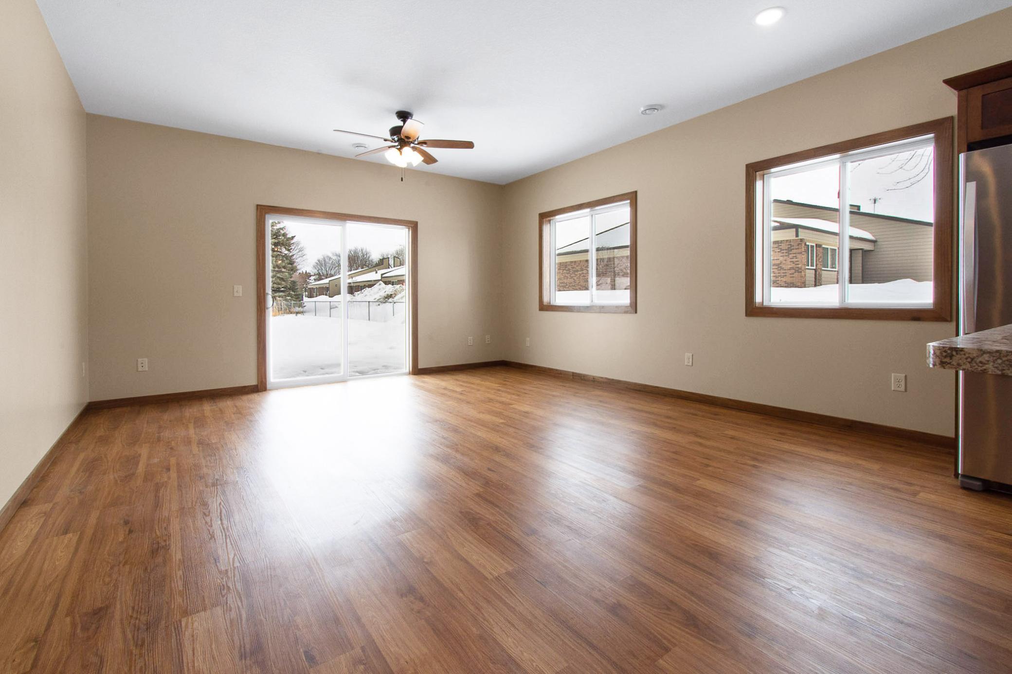 Large, bright, quality windows.