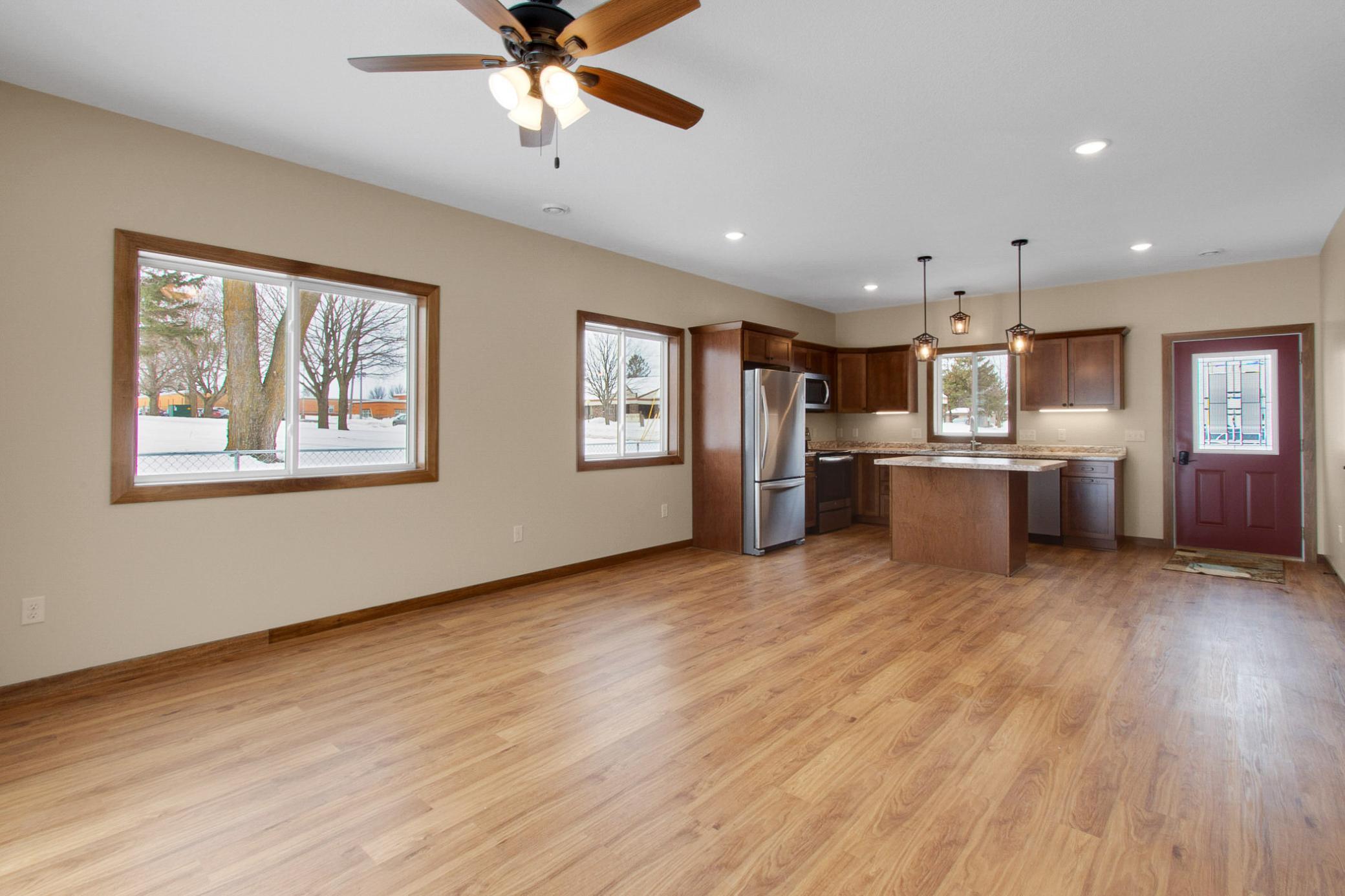 Nice open floor plan.