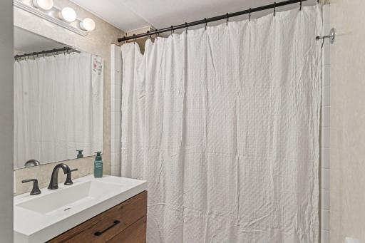 Lower level refreshed bath