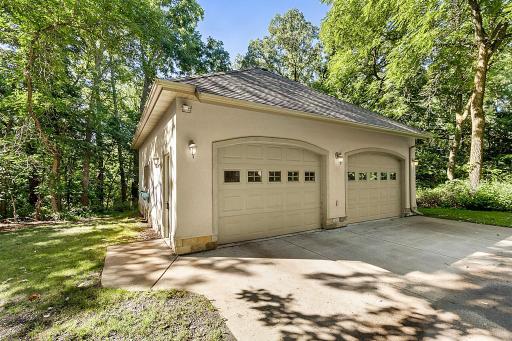 30' x 30' detached garage with plenty of room for additional storage.