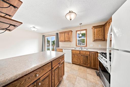 Kitchen overlooking the dining area for easy everyday living.