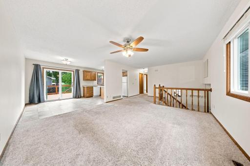 Open main level offering comfortable everyday living and entertaining space.