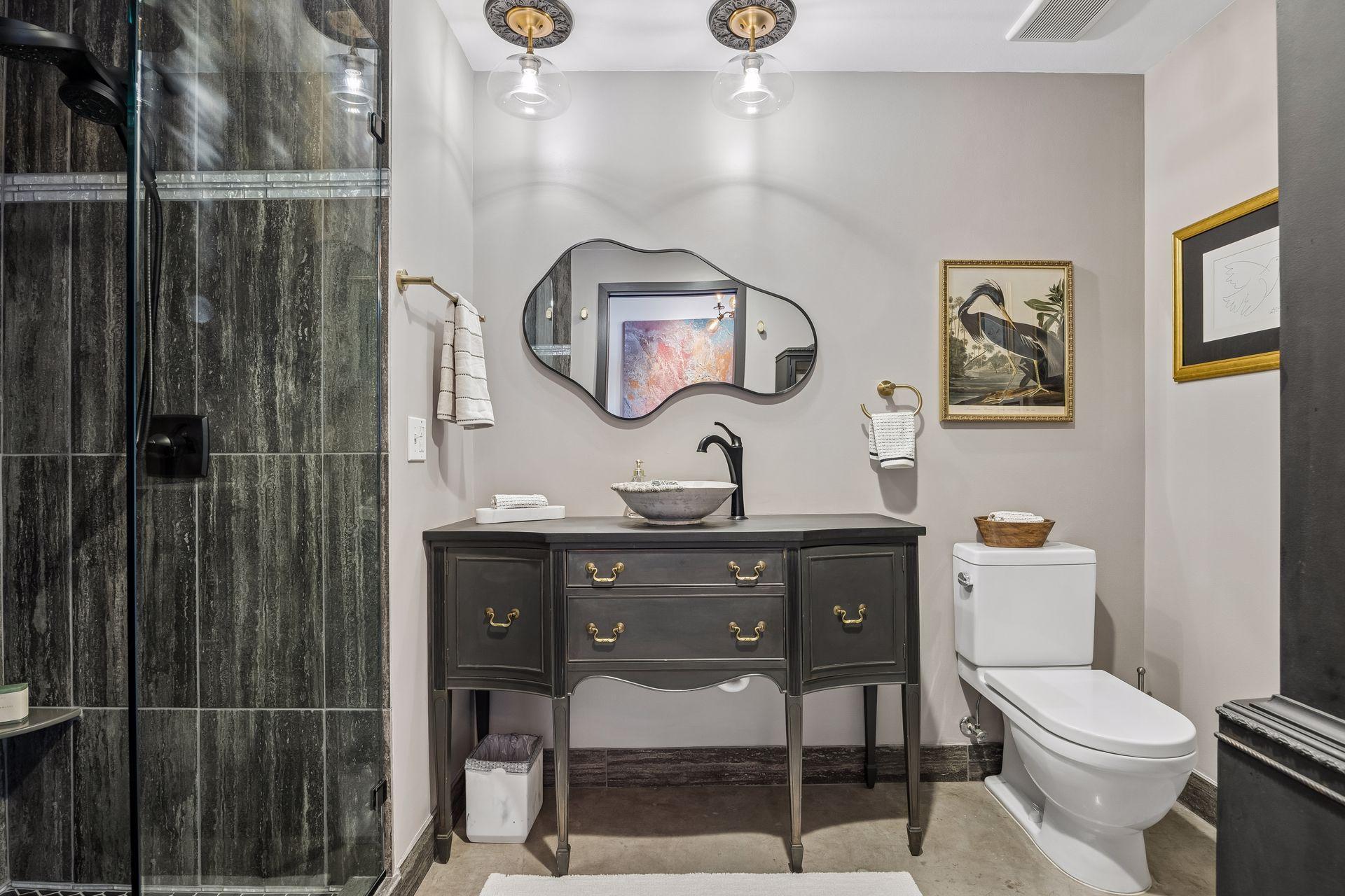Updated primary bathroom