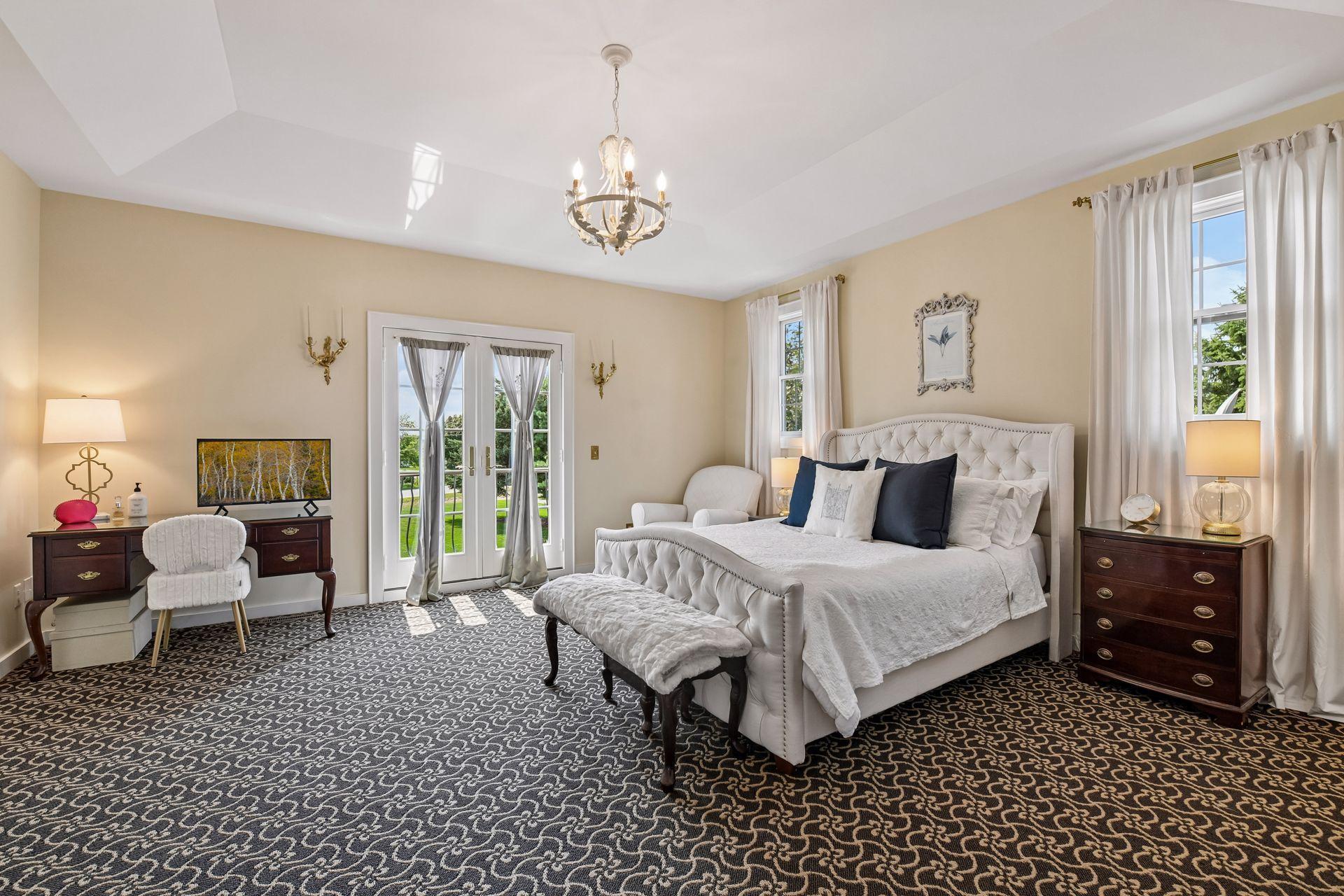 The Primary Suite is a tranquil space designed for rest and relaxation.