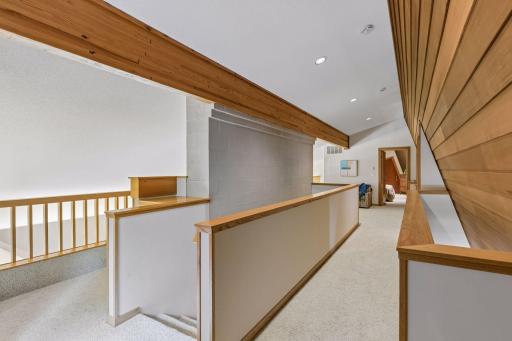 Upstairs mezzanine overlooking the main floor