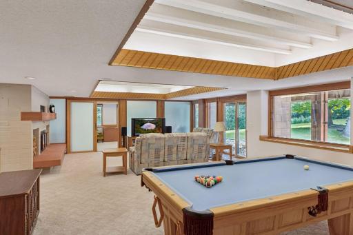Sliding glass doors in the lower-level walk-out.
