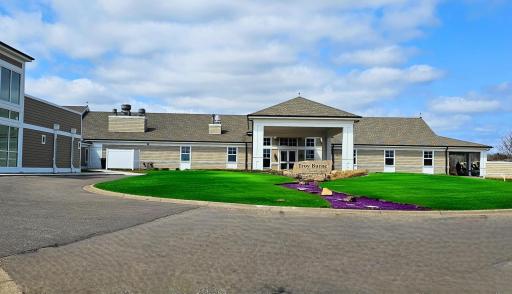 The clubhouse and event center are centrally located within the development.