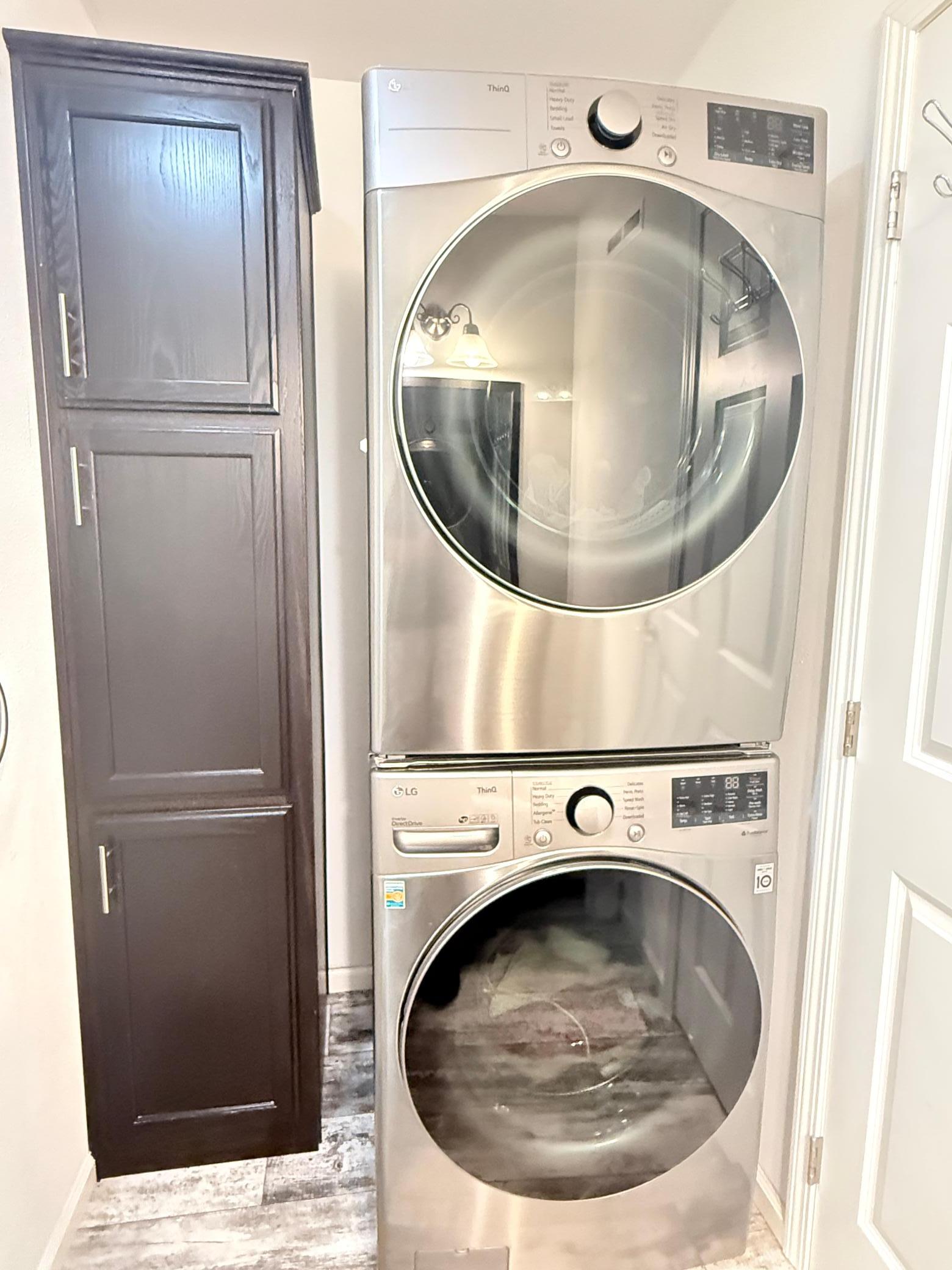 Laundry in Primary Bathroom