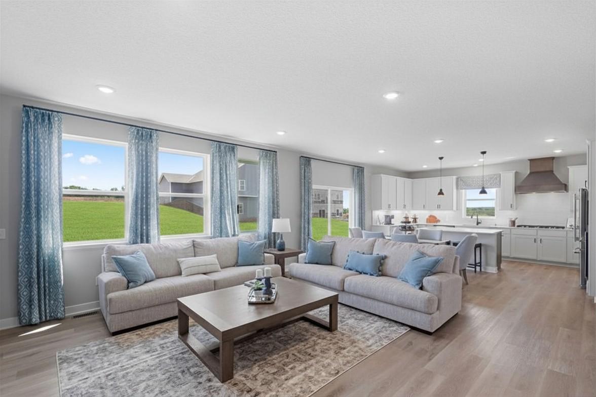 Whether you want to entertain or just cuddle up with a good book or movie - the Jordan floor plan does not disappoint! Model photo, options and colors may vary.