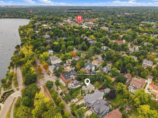 Lake Harriet, trails, trolley and Bandshellâall just outside your front door, and let's not forget about "downtown" Linden Hills