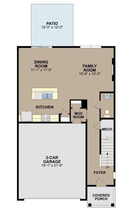 Andover First Floor layout