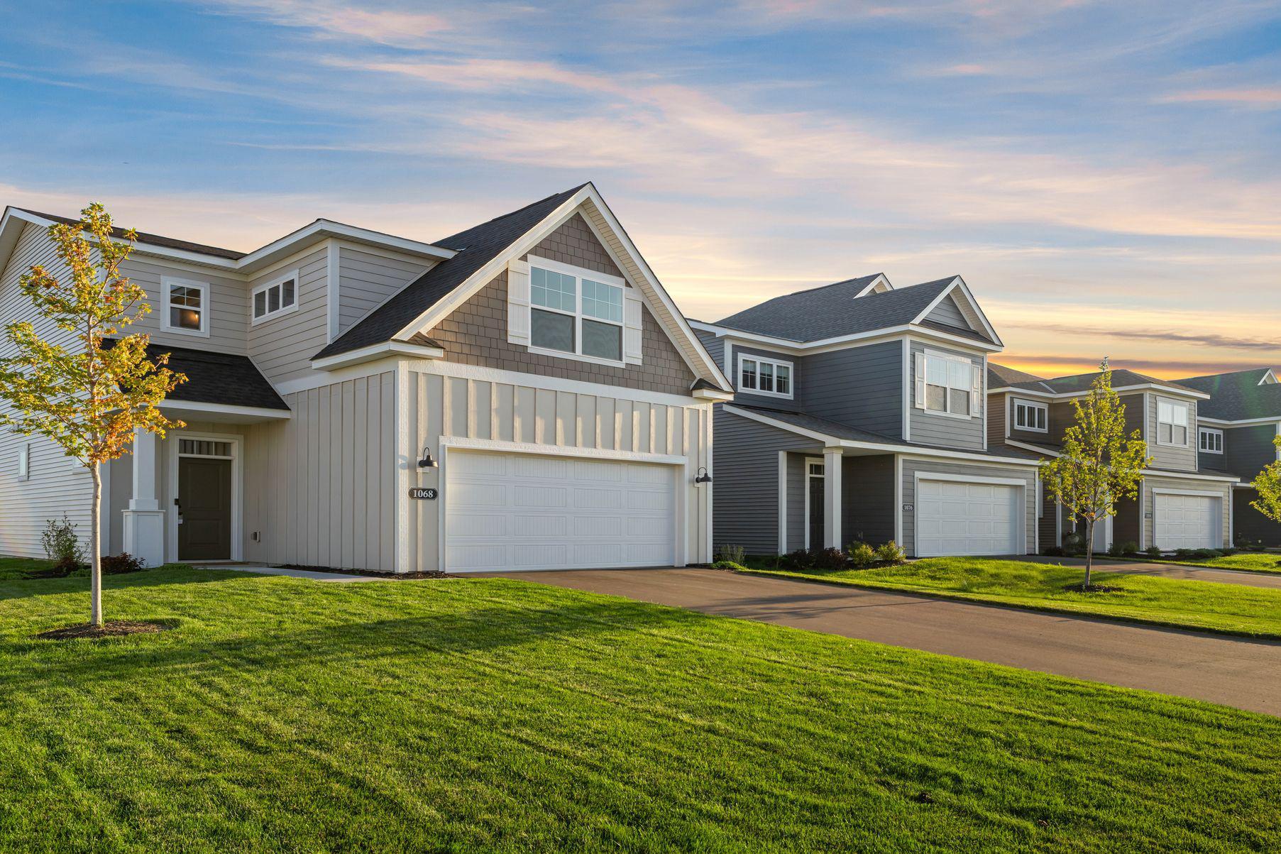The Annagaire Community features 2 story homes, and is convenient to walking paths, playground and pickleball courts!