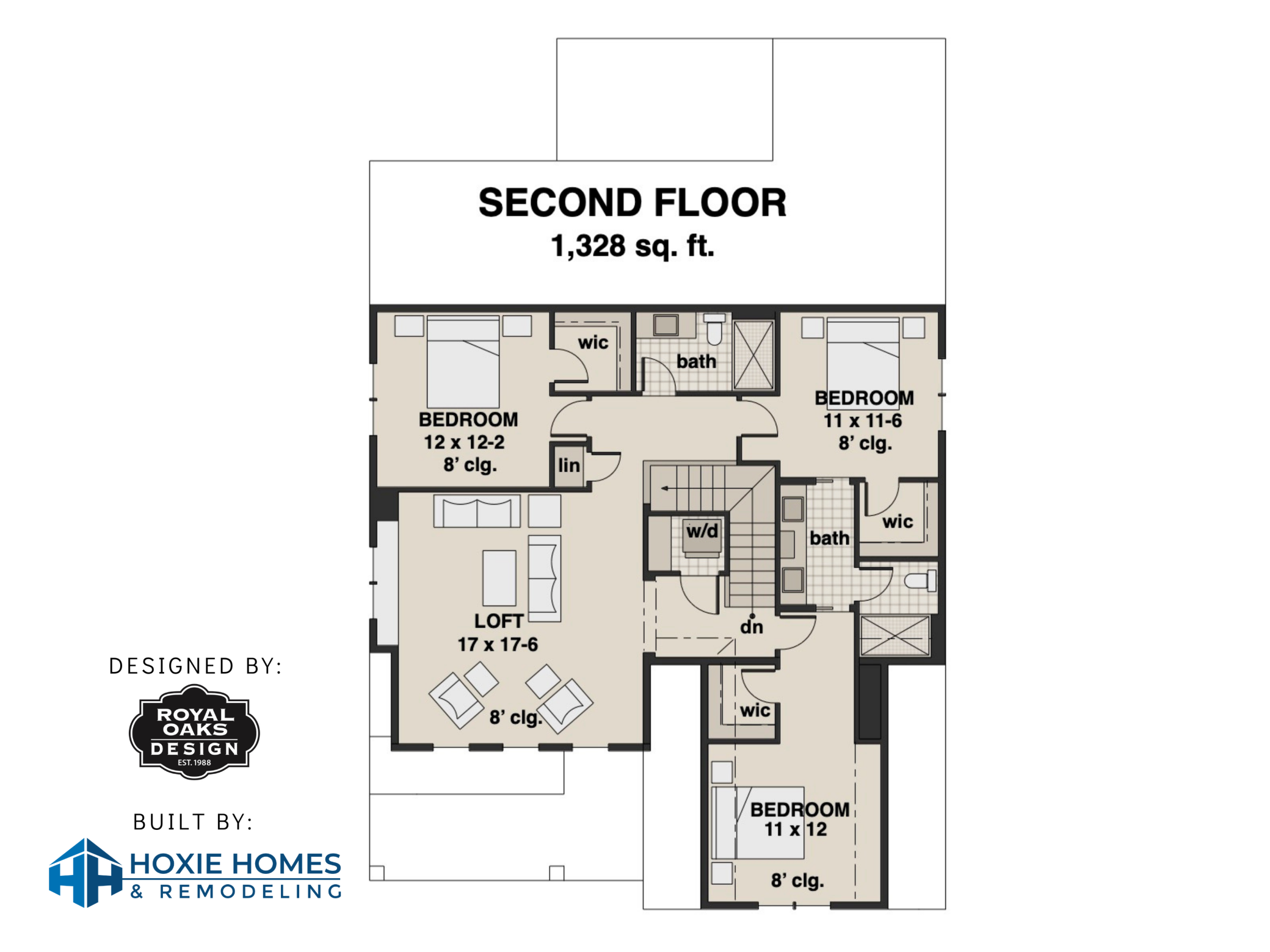 Hoxie Homes SAMPLE, Emerald 2nd floor plan