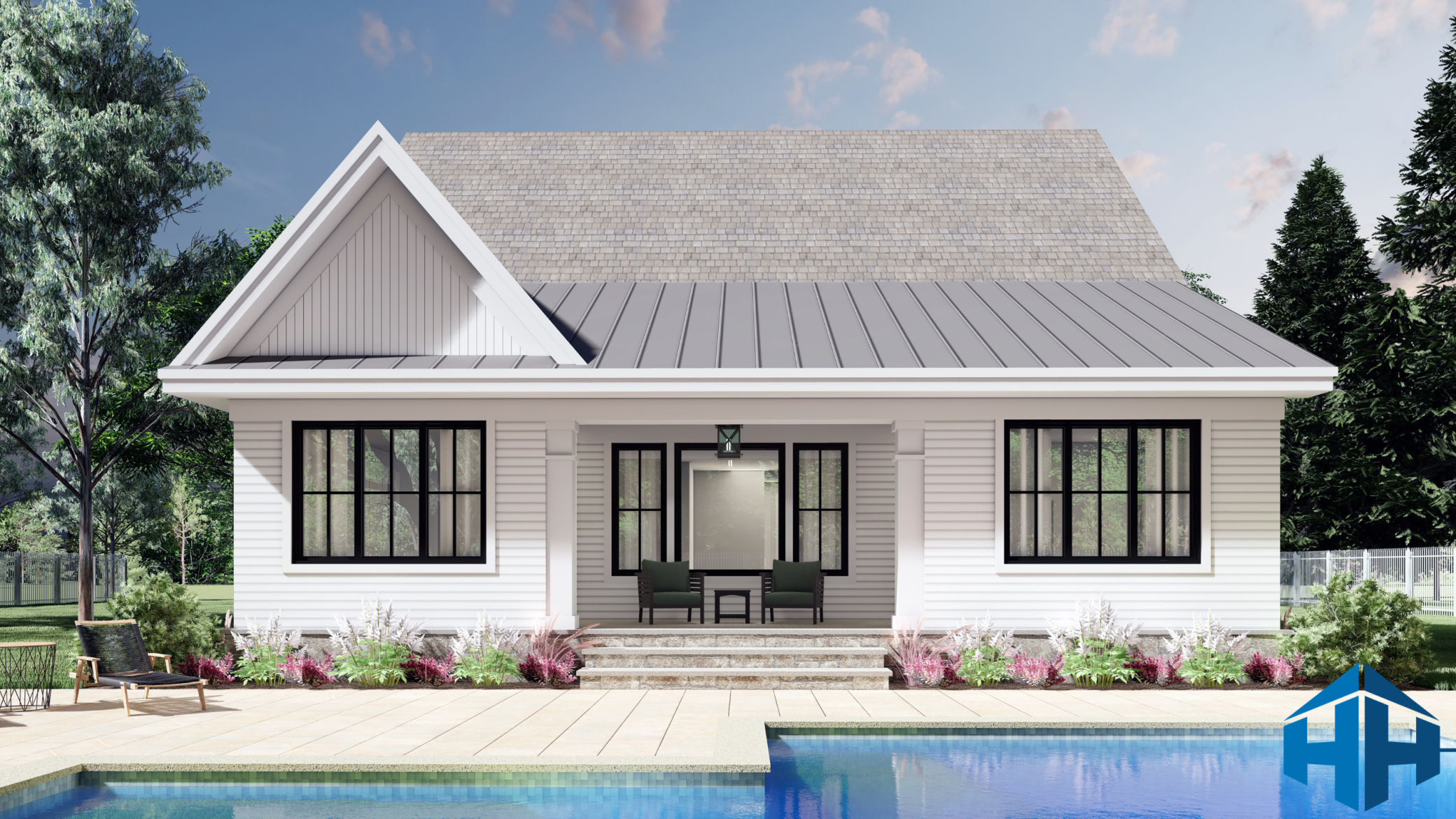 Hoxie Homes SAMPLE design, Belmont direct rear