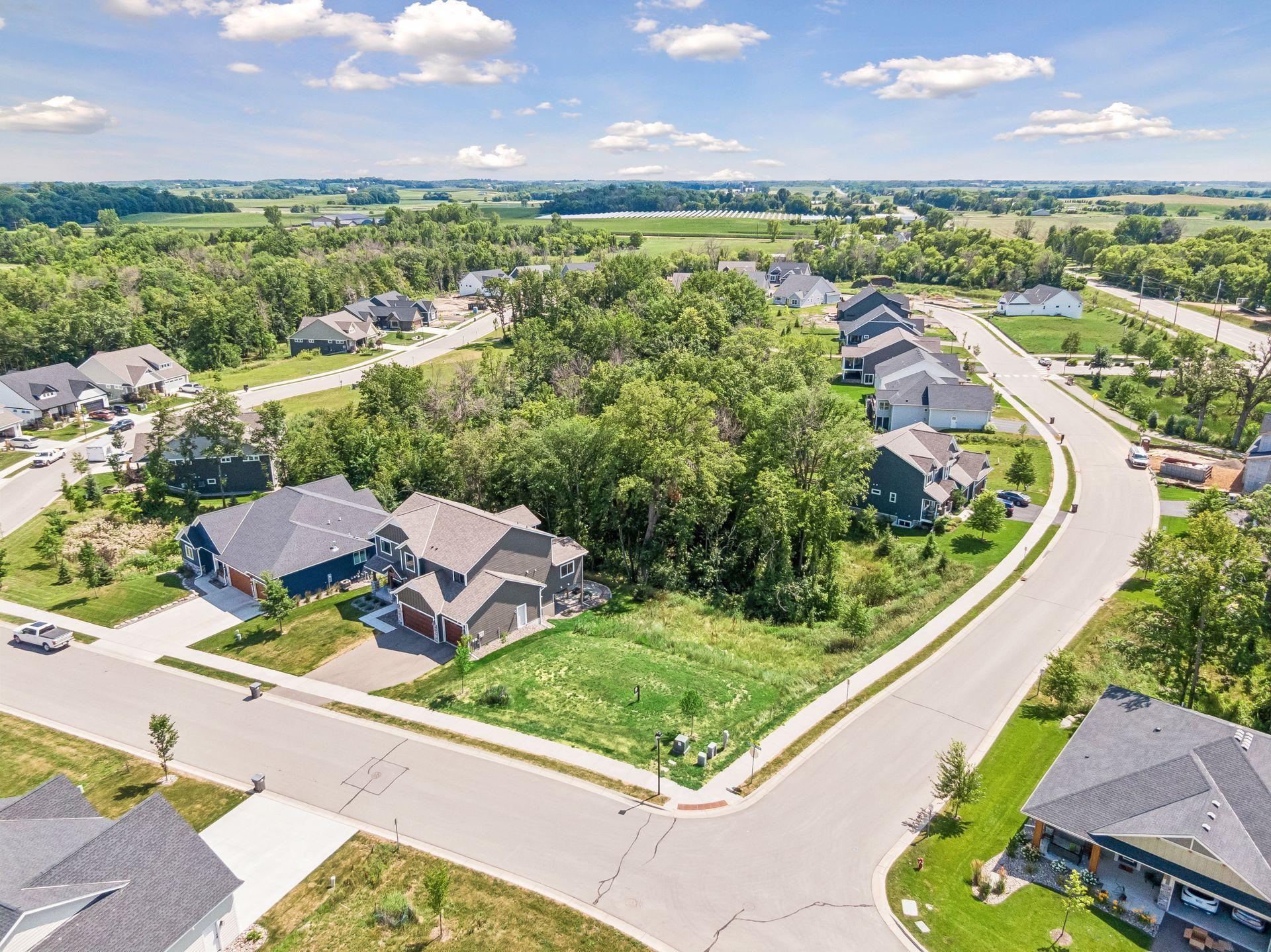 Neighborhood view of premium walkout lot to build your custom home