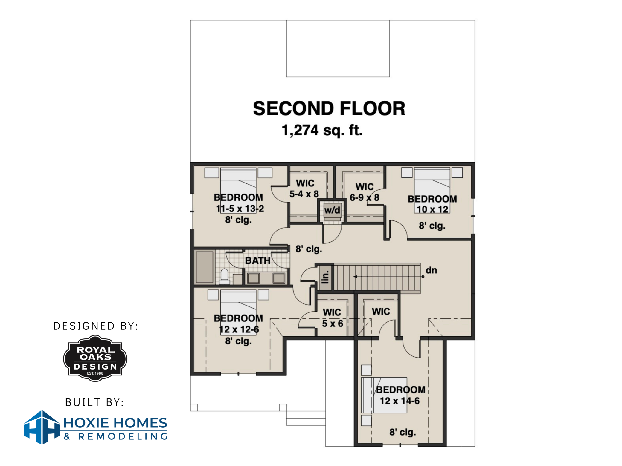 Hoxie Homes SAMPLE Belmont 2nd Floorplan