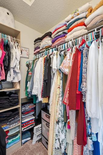 Walk-in closet!