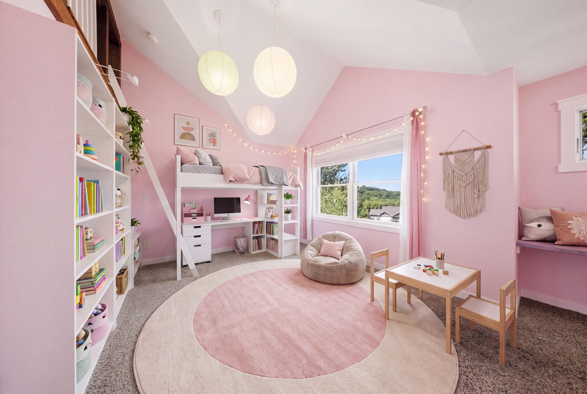 bedroom (virtually staged)