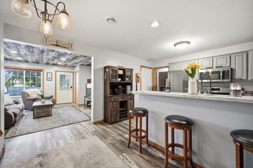 Dining Room, Kitchen, Living room on main level