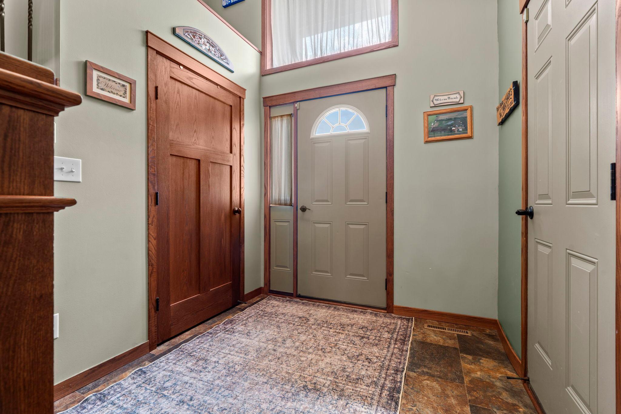 Larger than standard foyer to welcome your guests