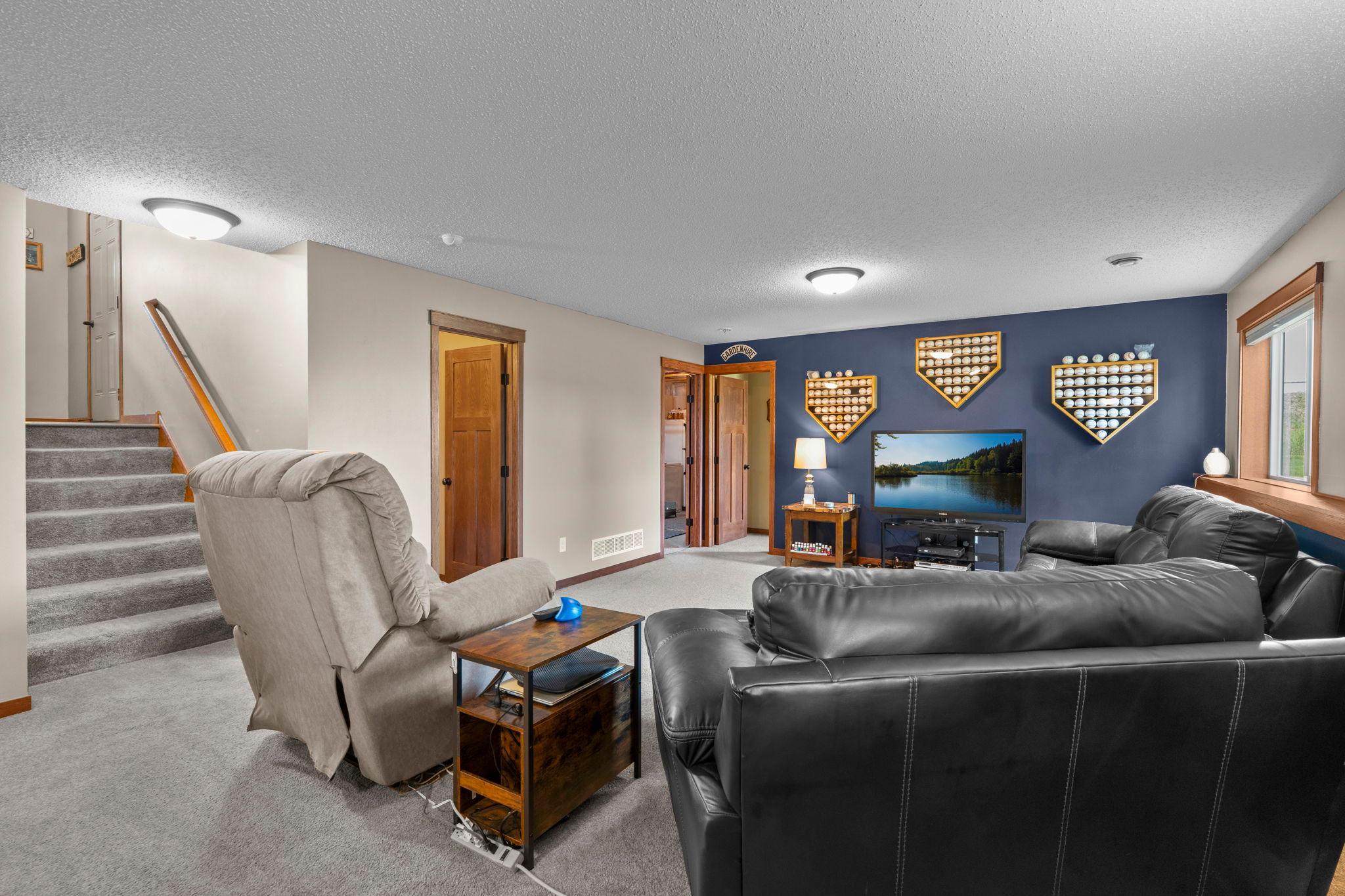 Lower level family room