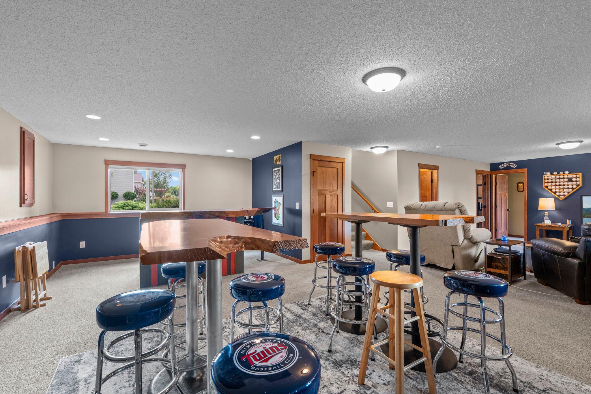 Bonus area in the family room