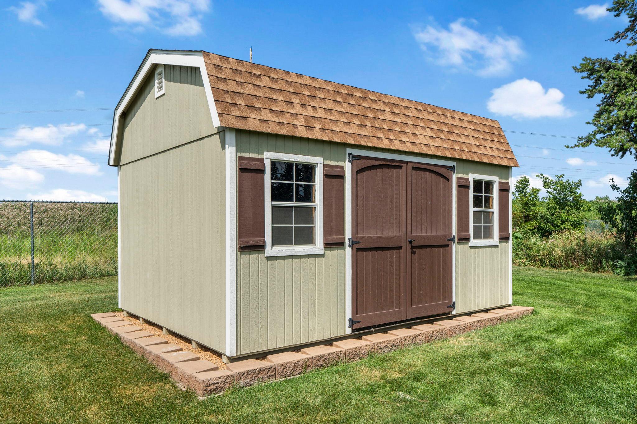 New shed for added storage