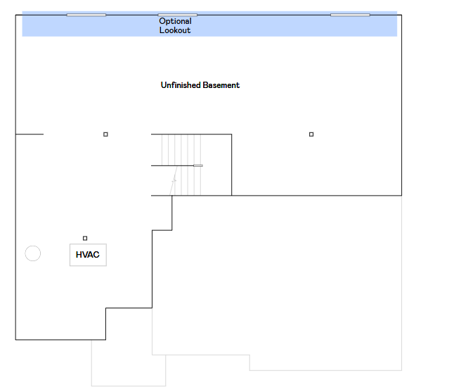 Itasca lower level floorplan.