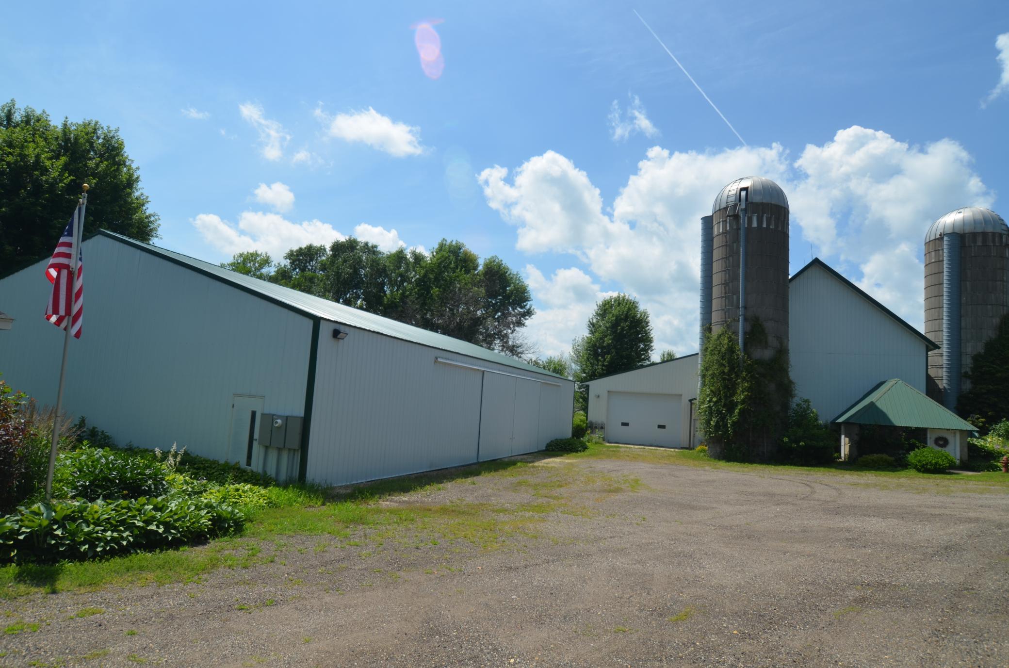 Pole shed, shop and barn