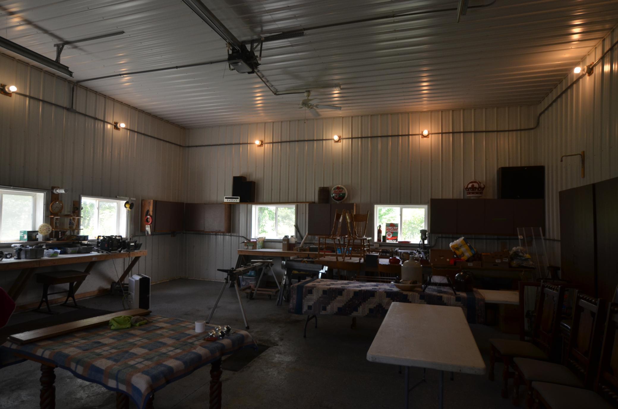 Finished shop area