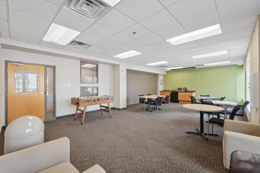 The community room is availible to all residents for parties, games, studying or just hanging out.