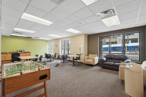 The community room is availible to all residents for parties, games, studying or just hanging out.
